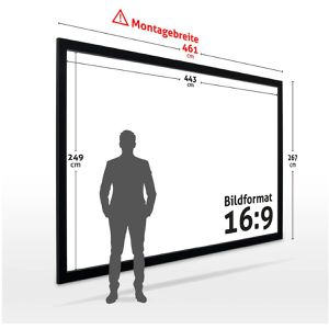 Produktbild für Beamer-Leinwand ESMART Professional MIRALE