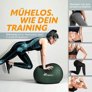 Produktbild für Gymnastikball Tresko Anti-Burst, mit Luftpumpe