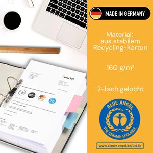 Produktbild für Trennstreifen perfect-line Trapez, farbig sortiert