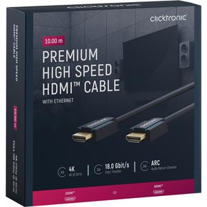 Produktbild für HDMI-Kabel Clicktronic 70307 HDMI 2.0, vergoldete Stecker