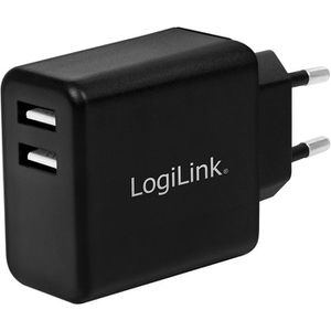USB-Ladegerät LogiLink PA0210, 12W, 2,4A