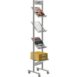 Produktbild für Prospekthalter Kerkmann 6353, Ecoline, alusilber