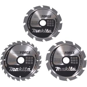 Kreissägeblatt Makita B-33906, M Force 3er Set