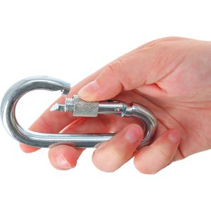 Produktbild für Karabinerhaken Dörner+Helmer 4815164, Stahl