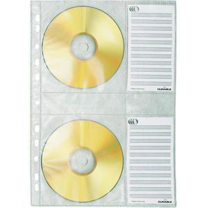 Produktbild für CD-Hüllen Durable 522219, 213 x 297 mm, mit Lochung