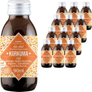 Produktbild für Vitamin-Shot Organic-Human Kurkuma, mit Vitamin C, BIO
