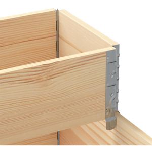 Produktbild für Palettenaufsatz vidaXL 4010309, natur, Holz
