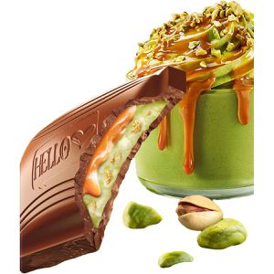 Produktbild für Tafelschokolade Lindt HELLO Pistachio &amp; Caramel