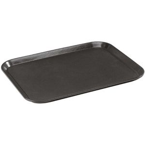 rutschfest, 00508, Non-Slip Tablett 36 Kunststoff, 46 cm, AG – schwarz, Böttcher APS eckig x