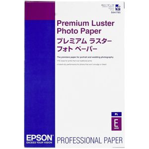 Produktbild für Fotopapier Epson S041785 Premium Luster, für Inkjet, A3+