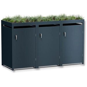 Mülltonnenbox Metzler MMB-2-3X, Metall