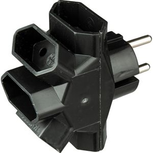 Steckdosenadapter Böttcher-AG schwarz