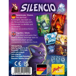 Produktbild für Kartenspiel Zoch 601105142, Silencio