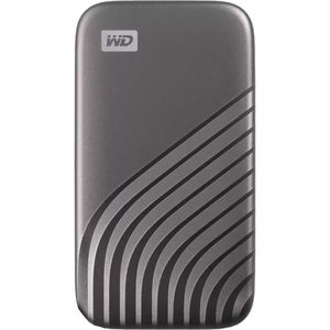 Produktbild für Festplatte WesternDigital My Passport SSD, grau