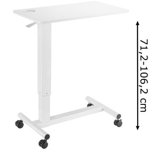 Beistelltisch LogiLink EO0041, weiß, aus Holz / Metall