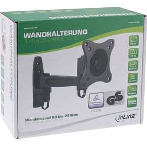 Produktbild für Monitorhalterung InLine 23106D, VESA 75x75 &amp; 100x100 mm