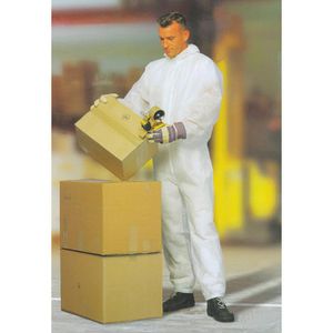 Produktbild für Schutzanzug Kerbl Einwegoverall, weiß