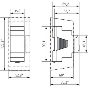 Produktbild für Zeitschaltuhr Theben TR 622 top3, digital