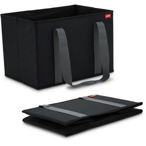 Produktbild für Einkaufskorb achilles AD323 Faltbox, schwarz, 3er Set