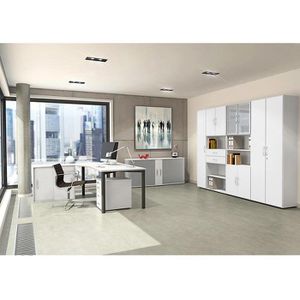 Produktbild für Rollladenschrank Geramöbel Flex, S-382101-SW, aus Holz