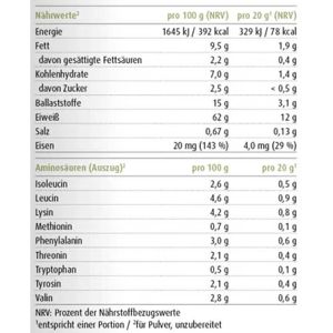 Produktbild für Proteinpulver Raab-Vitalfood Protein Shake grün, 360 g, BIO