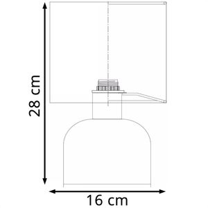 Produktbild für Tischlampe Lucide Woolly, mit E14-Fassung