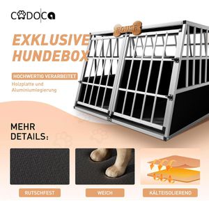 Produktbild für Tiertransportbox CADOCA Gr. L, aus Aluminium
