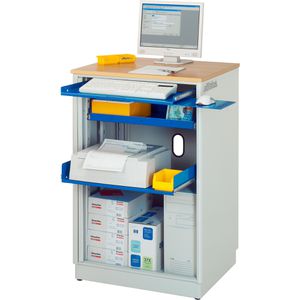 Produktbild für Computerschrank Rau adlatus Modell 2000, lichtgrau