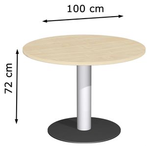 Produktbild für Besprechungstisch Geramöbel N-710202-A, rund