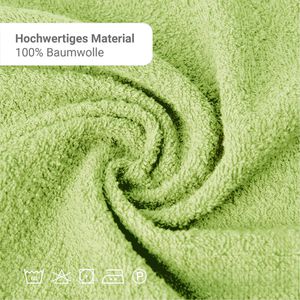 Produktbild für Handtuch NatureMark Frottier, apfelgrün, 30 x 50 cm