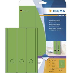 Rückenschilder Herma 5139 Special, grün