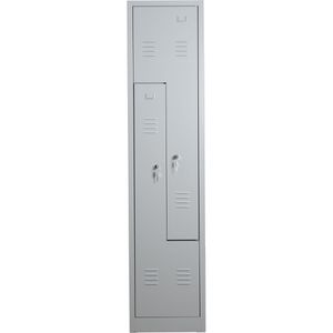 Produktbild für Spind G-Office WRZ/2.1840, Z-Spind, lichtgrau