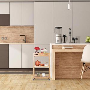 Produktbild für Küchenwagen Relaxdays 10029398, braun