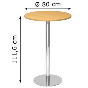 Produktbild für Stehtisch Hammerbacher STH08, buche