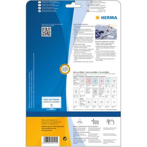 Produktbild für Namensetiketten Herma 4515, weiß