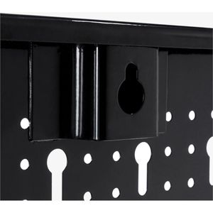 Produktbild für Werkzeugwand Arebos 3-teilig, schwarz, aus Metall