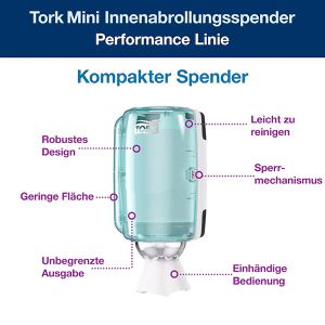 Produktbild für Putztuchrollenhalter Tork Elevation Mini, 658000, M1