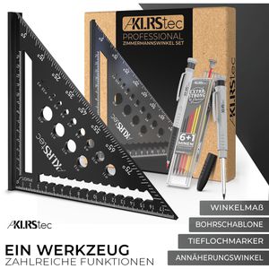 Produktbild für Winkeldreieck KLRStec 5224399, aus Aluminium, Set