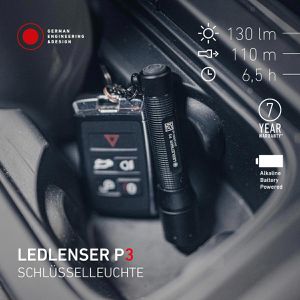 Produktbild für Taschenlampe Ledlenser P3, LED, mit Batterie