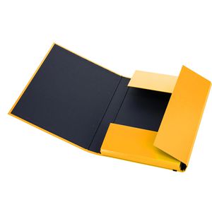 Produktbild für Heftbox Pagna Basic, aus Karton mit Kunststoffbezug, A4