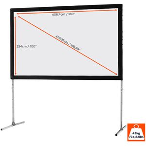 Produktbild für Beamer-Leinwand Celexon Faltrahmen Mobil Expert