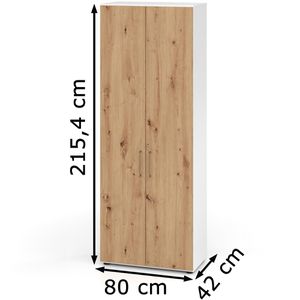 Produktbild für Aktenschrank Hammerbacher Serie 9 Advanced, aus Holz