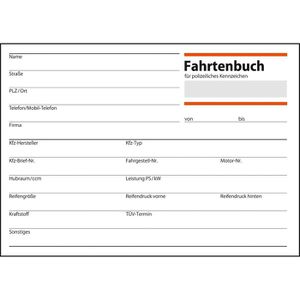 Produktbild für Fahrtenbuch Sigel FA614, A6 quer