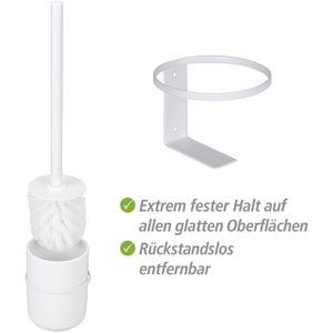 Produktbild für WC-Bürste Wenko Turbo-Loc Carpino, weiß