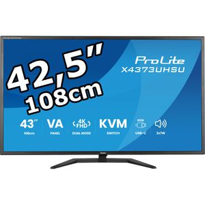 Produktbild für Monitor Iiyama ProLite X4373UHSU-B2, 42,5 Zoll