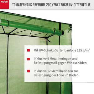 Produktbild für Gewächshaus NOOR Premium, 1,5m² Fläche