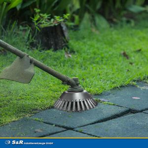 Produktbild für Drahtbürste S&amp;R 135.150.101, Unkrautbürste Ø 150mm