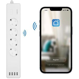 Produktbild für Steckdosenleiste LogiLink SH0104, mit 1,5m Kabel