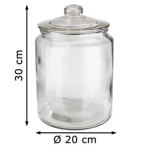 Produktbild für Vorratsglas APS Classic 82253, mit Glasdeckel