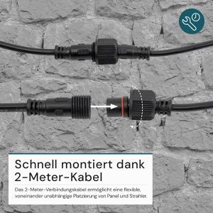 Produktbild für LED-Außenstrahler Luxula LXSO400141, mit Fernbedienung, IP65